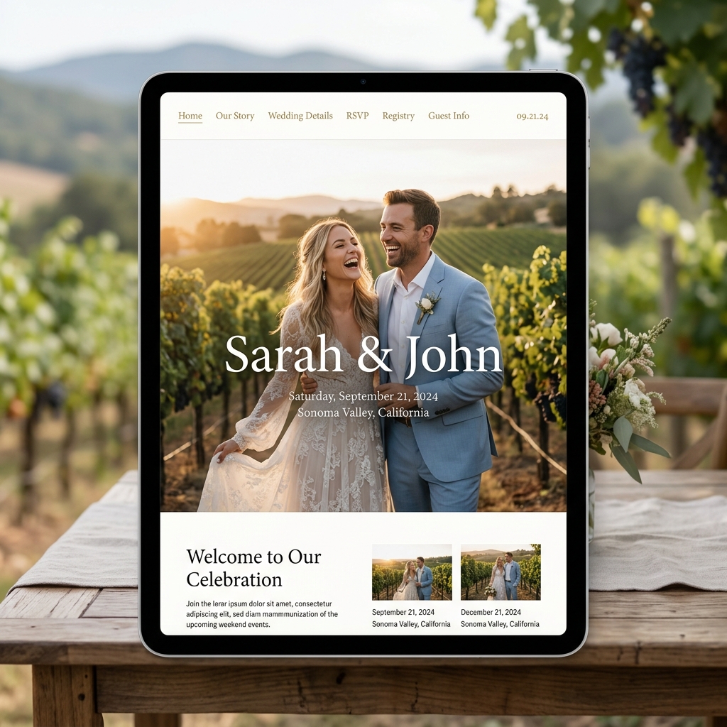 Wedding Website Preview